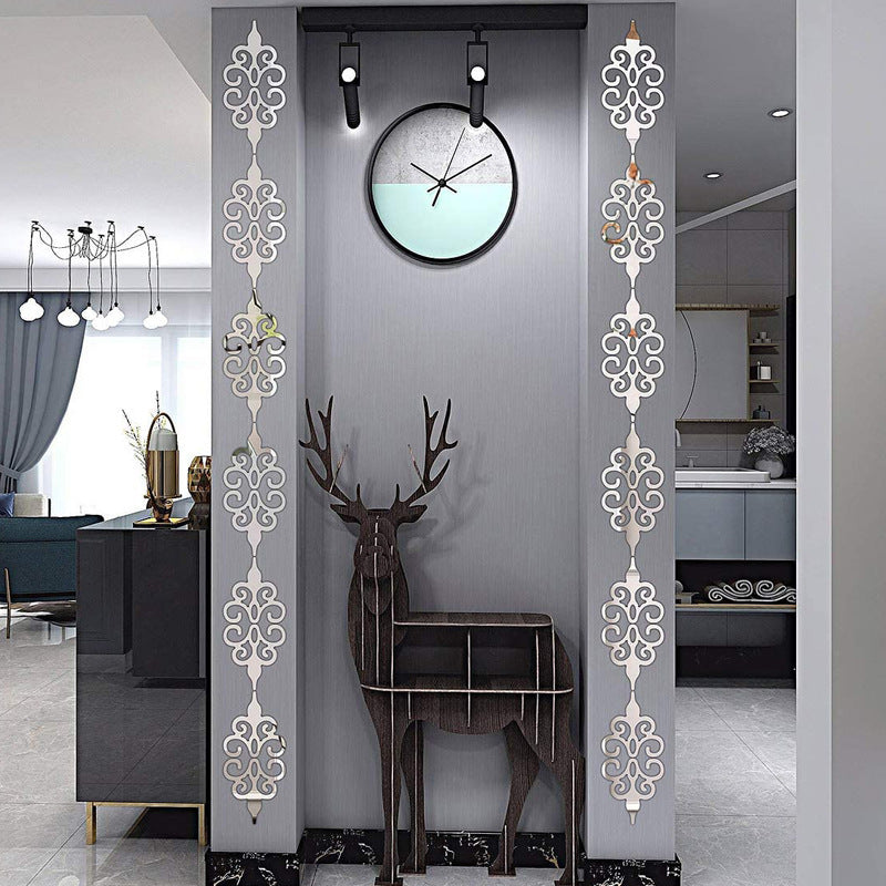 Home Acrylic Mirror Decorative Background Wall Decorative Combination Wall Stickers