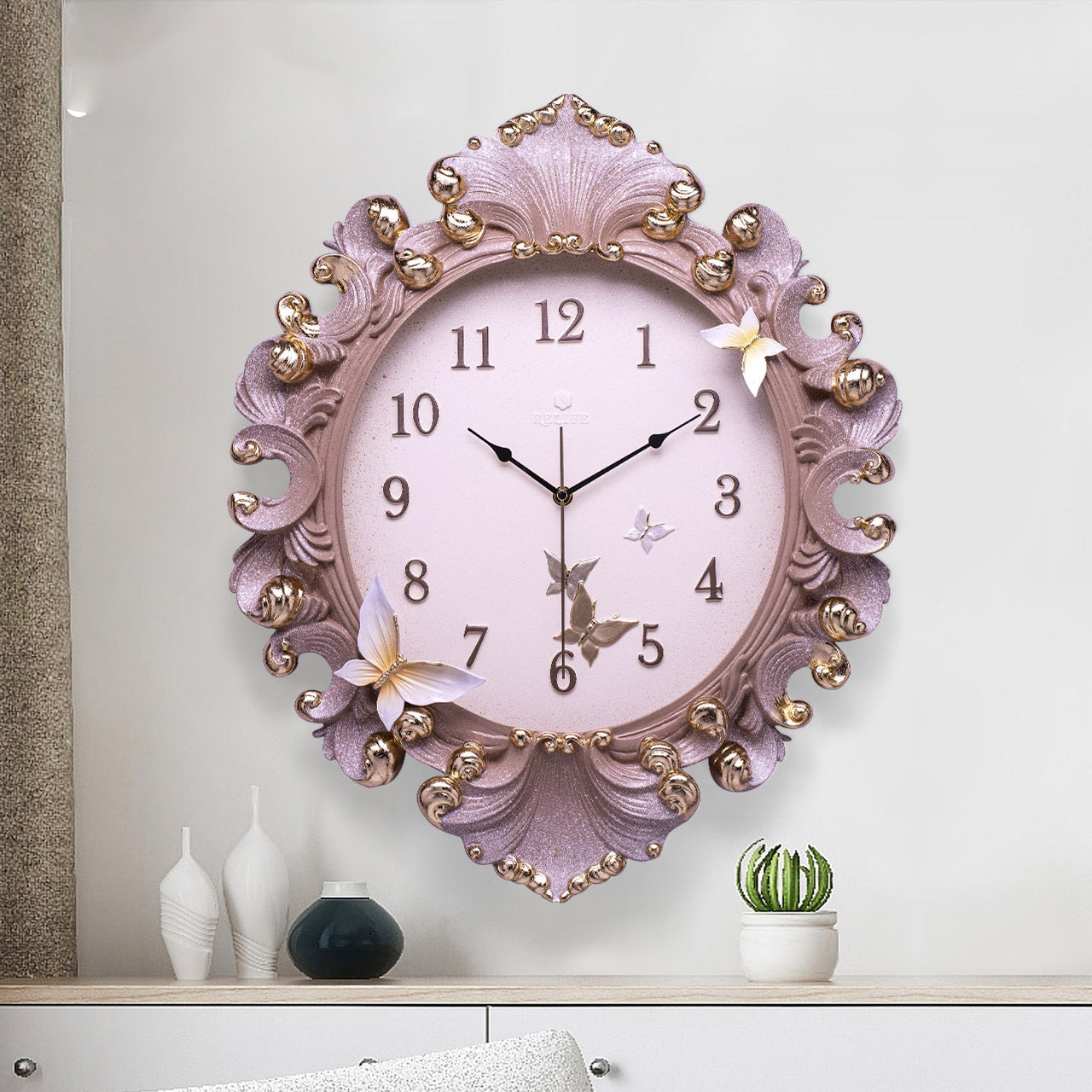 Clock European Wall Clock Living Room Creative Scanning