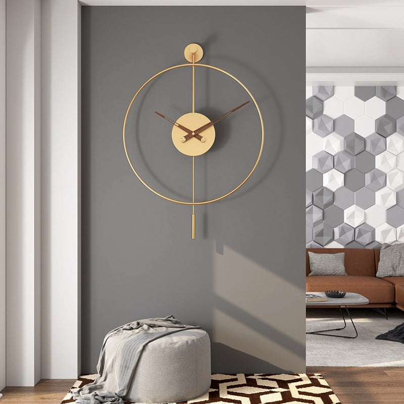 Simple Wall Clock In Living Room