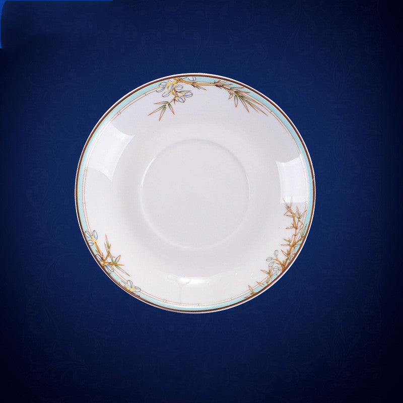 New Chinese Style Hotel Table Ceramic Dining Restaurant Kitchen Plate