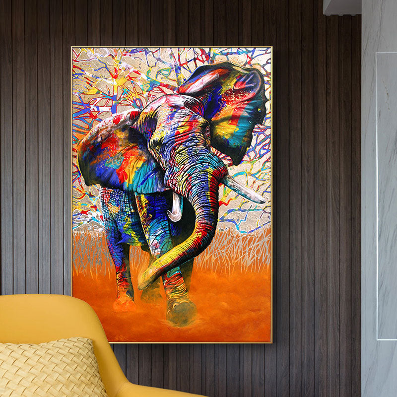 Home Simple Decorative Elephant Canvas Painting