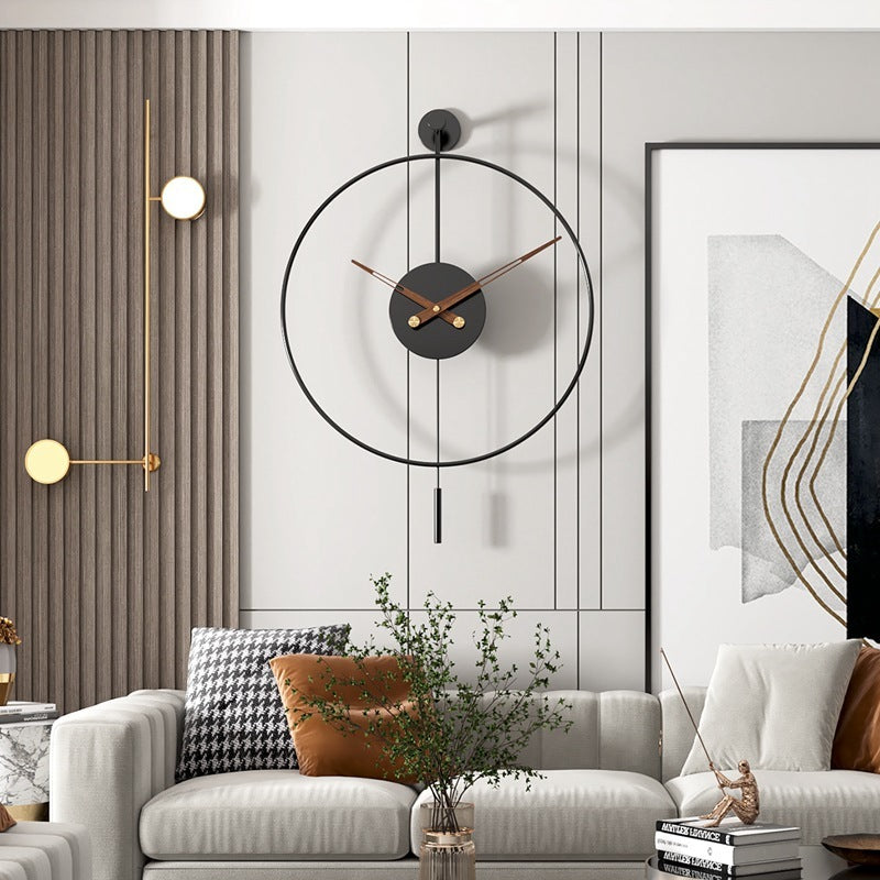 Simple Wall Clock In Living Room