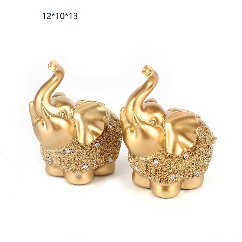 Decorative Elephant Home Resin Craft Ornament