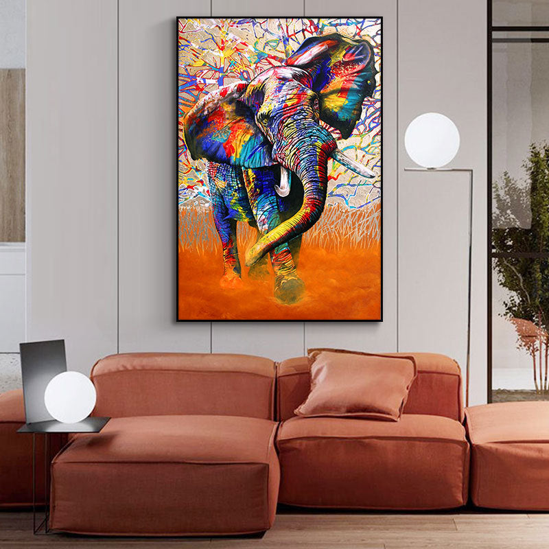 Home Simple Decorative Elephant Canvas Painting